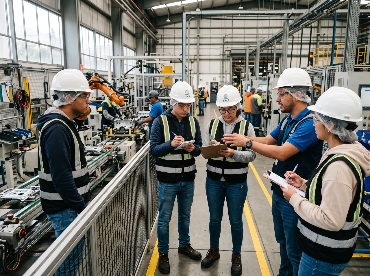 Estudiantes de Ingeniería Industrial en la UAM